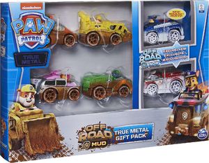Spin Master Psi Patrol zestaw 6 metalowe pojazdy z figurkami true metal Off road 4