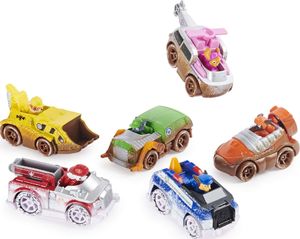 Spin Master Psi Patrol zestaw 6 metalowe pojazdy z figurkami true metal Off road 7
