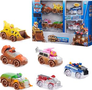 Spin Master Psi Patrol zestaw 6 metalowe pojazdy z figurkami true metal Off road 9