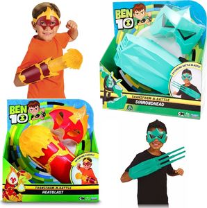 Figurka Giochi preziosi Zestaw Ben 10 rękawica i maska Heatblast+Rękawica i maska Diamondhead 1