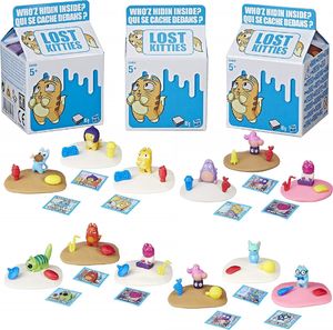 Figurka Hasbro Lost Kitties Zagubione kotki Mleko Zestaw 5-pak XXL i 3-pak (E4665) 4