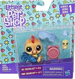 Figurka Hasbro Littlest Pet Shop - Rick i Sunny Chickencluck oraz akcesoria (C4297) 3