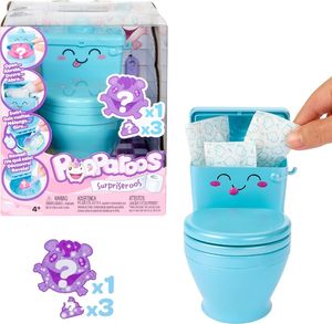 Figurka Mattel Pooparoos Toaleta niespodzianka niebieska 1