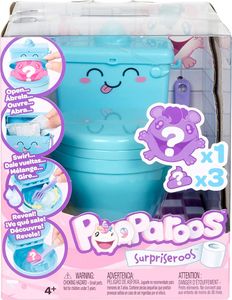 Figurka Mattel Pooparoos Toaleta niespodzianka niebieska 2