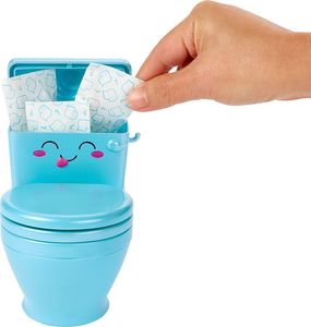 Figurka Mattel Pooparoos Toaleta niespodzianka niebieska 3