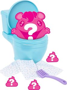Figurka Mattel Pooparoos Toaleta niespodzianka niebieska 4