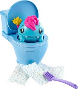 Figurka Mattel Pooparoos Toaleta niespodzianka niebieska 5