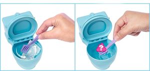Figurka Mattel Pooparoos Toaleta niespodzianka niebieska 9