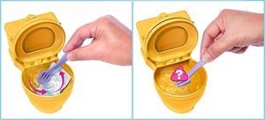 Figurka Mattel Pooparoos Toaleta niespodzianka niebieska 10