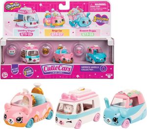 Figurka Moose Moose Shopkins Cutie Autka Cars 3-pak Auta Ślubne + 3 figurki uniwersalny 1
