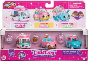 Figurka Moose Moose Shopkins Cutie Autka Cars 3-pak Auta Ślubne + 3 figurki uniwersalny 4