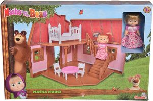 Simba Masza i Niedźwiedź Zestaw 2 domków dwupoziomowych (9315) 17