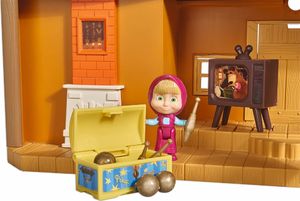 Simba Masza i Niedźwiedź Zestaw 2 domków dwupoziomowych (9315) 6