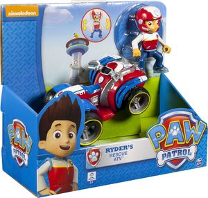 Figurka Spin Master Psi Patrol - Ryder i Chase + pojazdy quad i radiowóz policyjny (20064342; 2011432) 11