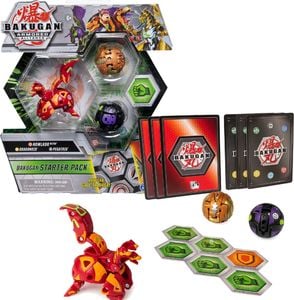 Figurka Spin Master Bakugan starter Howlkor Dragonoid Pegatrix figurki + karty 1