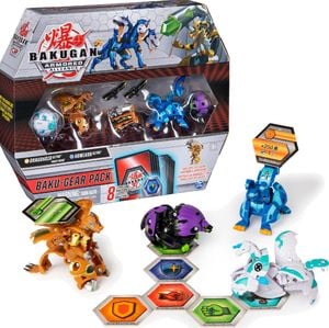 Figurka Spin Master Bakugan Baku-Gear zestaw Dragonoid, Howklor, Pegatrix, Hydorous 1