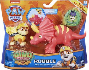 Figurka Spin Master Psi Patrol Dino Rescue - Rubble + dino (6058512) 2