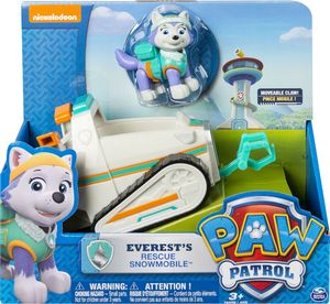 Figurka Spin Master Psi Patrol Ryder i Everest + wielka łódź podwodna patrolowiec i skuter śnieżny 11