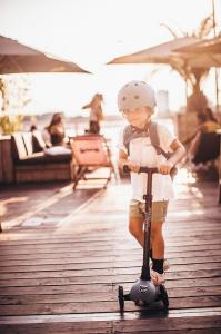 ScootAndRide Plecak na hulajnogę dla dzieci 1-5 lat Steel 16