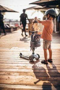 ScootAndRide Plecak na hulajnogę dla dzieci 1-5 lat Steel 17