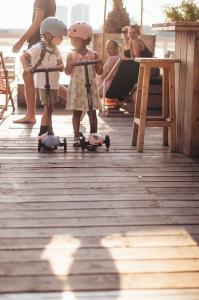 ScootAndRide Plecak na hulajnogę dla dzieci 1-5 lat Steel 18