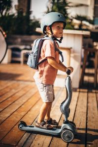 ScootAndRide Plecak na hulajnogę dla dzieci 1-5 lat Steel 20