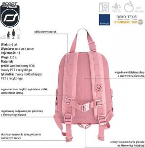 ScootAndRide Plecak na hulajnogę dla dzieci 1-5 lat Rose 3