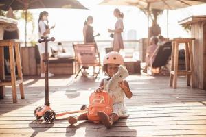 ScootAndRide Plecak na hulajnogę dla dzieci 1-5 lat Peach 20