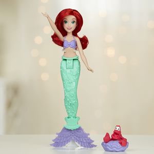 Hasbro Hasbro E0282 Disney Princess lalka Arielka zmieniająca kolor + krab Sebastian uniwersalny 5