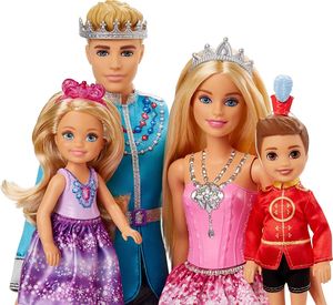 Mattel Mattel Zestaw Barbie Rodzina Królewska 4x lalka uniwersalny 2