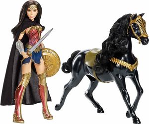 Mattel Mattel Lalka Barbie Wonder Woman z koniem uniwersalny 4