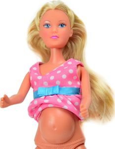 Simba Simba Lalka Steffi w ciąży z bobasem + Kevin Cool Rodzina uniwersalny 4