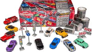 Majorette Zestaw Porsche 10 pojazdów i taśma drogowa 4