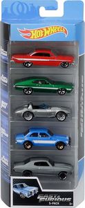 Mattel Mattel Szybcy i Wściekli Hot Wheels 5-pak autek Fast Furious uniwersalny 1