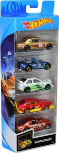 Mattel Hot Wheels 5-pak autek Nightburnerz 1