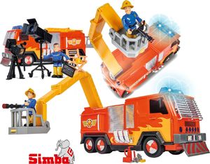 Simba Simba Strażak Sam Wóz strażacki Hollywood Jupiter z figurami uniwersalny 19