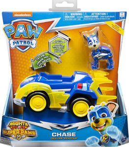 Spin Master Psi Patrol Radiowóz Deluxe Chase + skuter śnieżny Everest Mighty Pups Kosmopieski uniwersalny 11