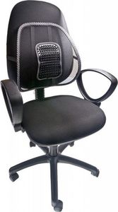 Podkładka lędźwiowa z masażem czarna 2