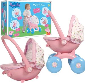 HTI HTI Świnka Peppa My First Pram wózek dla lalek 4w1 uniwersalny 1