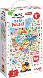 Czuczu Puzzle obserwacyjne Mapa Polski 1