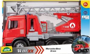 Lena Pojazd Worxx Straż Pożarna z drabiną Mercedes w pudełku 1