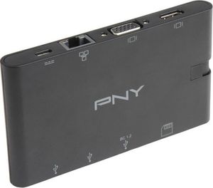 Stacja/replikator PNY USB-C (A-2UF-2TC-K01-RB) 1
