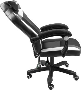 Fotel Fury Avenger M+ czarno-biały (NFF-1710) 11