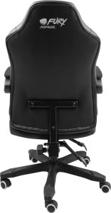 Fotel Fury Avenger M+ czarno-biały (NFF-1710) 7