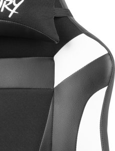 Fotel Fury Avenger M+ czarno-biały (NFF-1710) 9