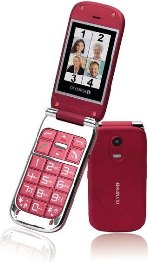 Telefon komórkowy Olympia Becco Plus Czerwony (2202) 1