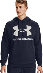 Under Armour Bluza męska Rival Fleece Big Logo HD granatowa r. XL (1357093 410) 2