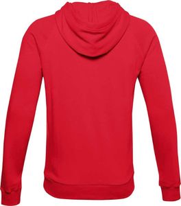 Under Armour Bluza męska Rival Fleece Hoodie czerwona r. S (1357092 600) 2