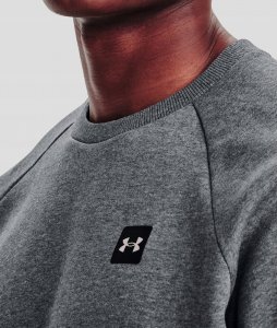 Under Armour Bluza sportowa męska Under Armour Rival Fleece Crew  szara  1357096 012 2XL () - 66069-1137 5