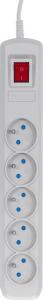 Listwa zasilająca Activejet przeciwprzepięciowa 5 gniazd 1.5 m biała 2